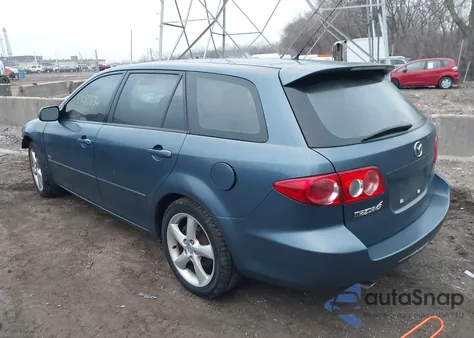 2004 Mazda Mazda6 S из США, поврежденный, VIN 1YVHP82D645N92228